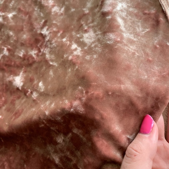 Forever21 Velvet halter body suit - Picture 3 of 5